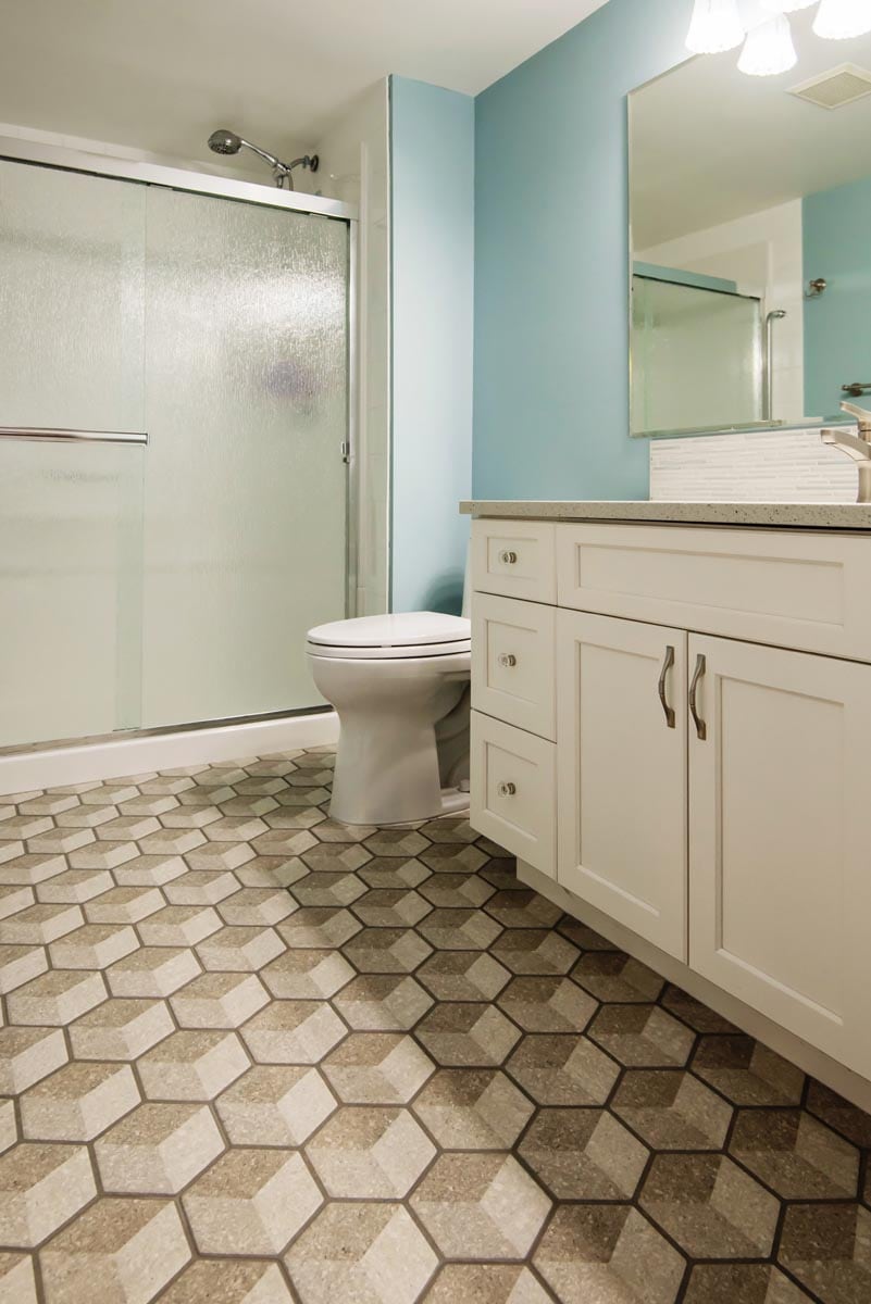 bathroom tile floors